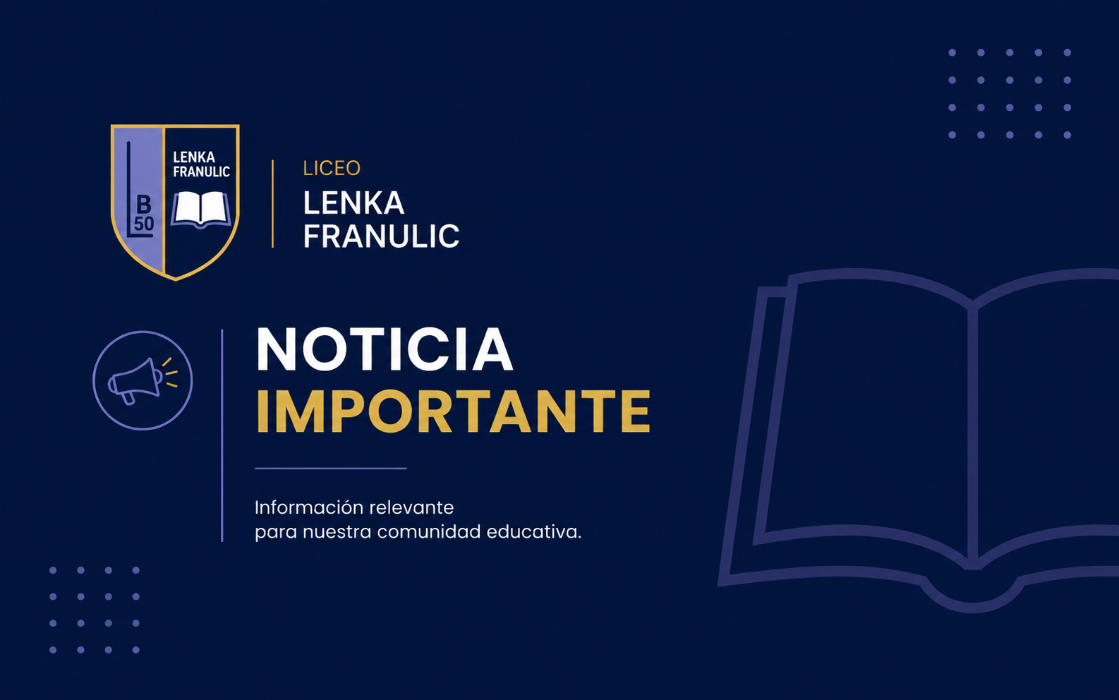 Aviso institucional sobre el protocolo de uso de celulares 2026